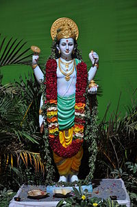 Dhanvantari, the Hindu God of Ayurveda is worshipped